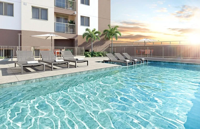 piscina adulto e infantil, diversão para toda família