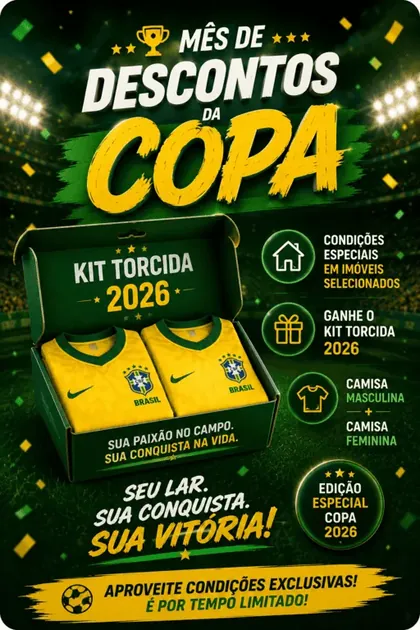 Promoção Copa do Mundo com kit torcedor 2026 da Apecury